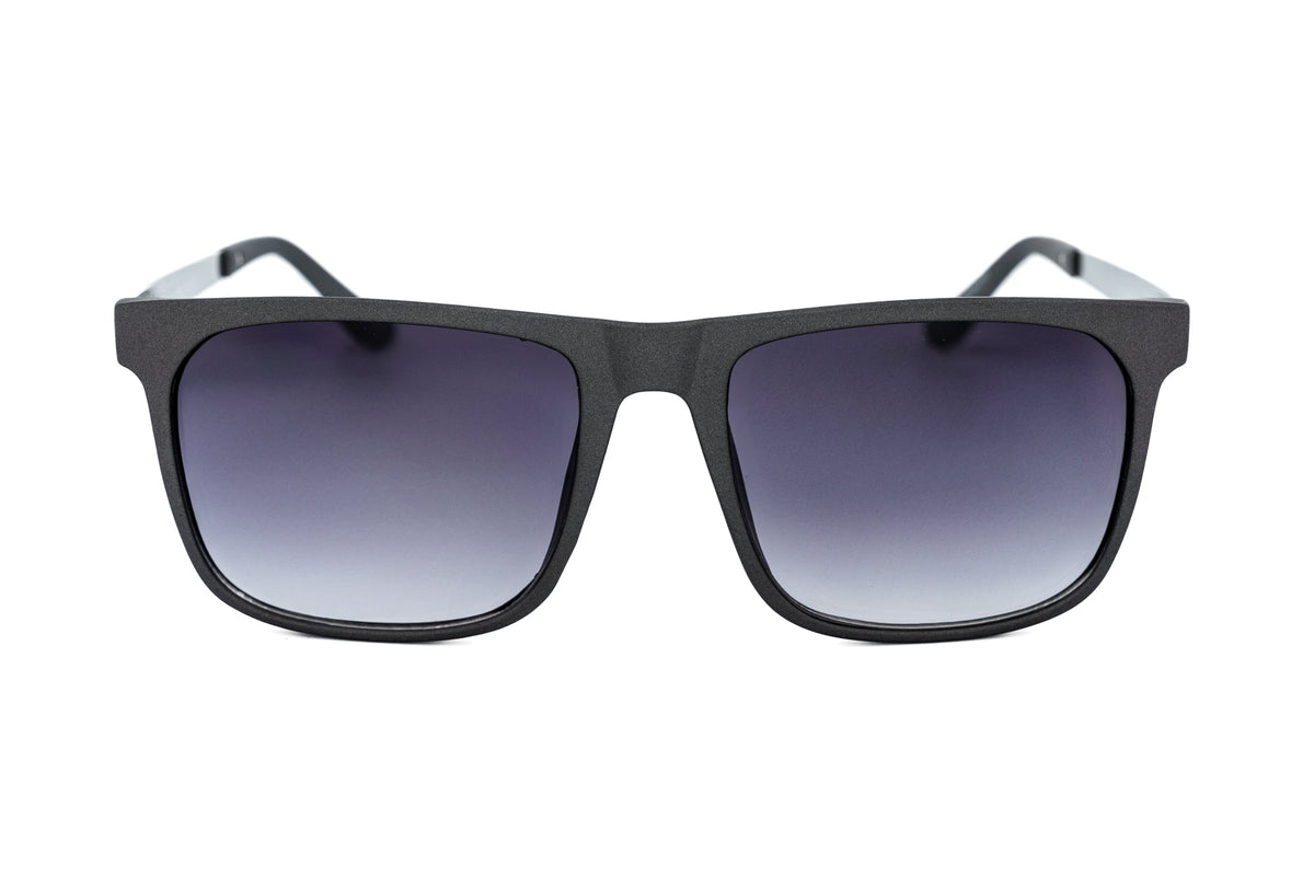 Boléro Soren — Matte Black Square Sunglasses-5