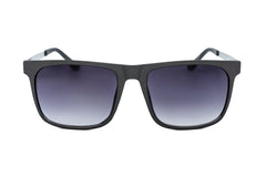 Boléro Soren — Matte Black Square Sunglasses-5