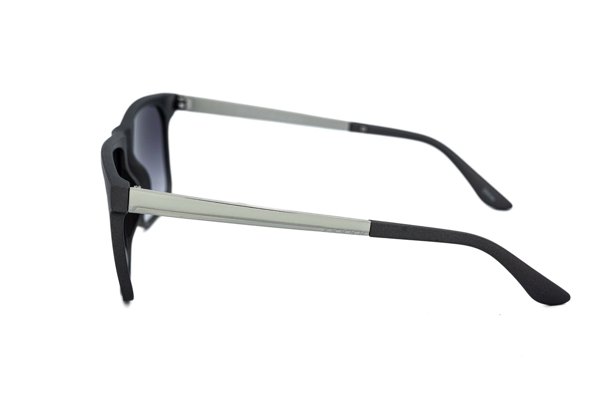 Boléro Soren — Matte Black Square Sunglasses-6
