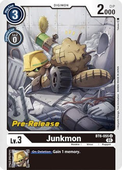 Junkmon (BT6-055) - Double Diamond Pre-Release Cards Foil-1