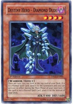 Destiny Hero - Diamond Dude (DP05-EN003) - Duelist Pack 5: Aster Phoenix 1st Edition-1