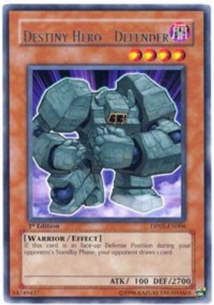 Destiny Hero - Defender (DP05-EN006) - Duelist Pack 5: Aster Phoenix Unlimited-1