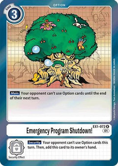 Emergency Program Shutdown! (EX1-072) - Classic Collection Foil-1