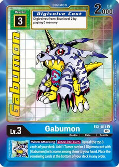 Gabumon (Alternate Art) (EX1-011) - Classic Collection Foil-1