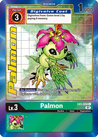 Palmon (Alternate Art) (EX1-034) - Classic Collection Foil-1