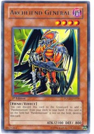 Archfiend General (FOTB-EN019) - Force of the Breaker Unlimited