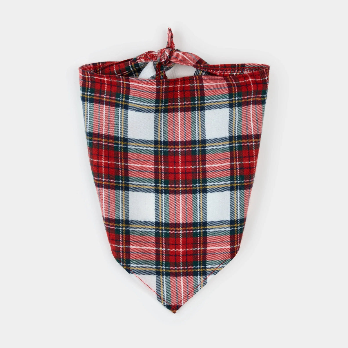 Dog Bandana | Red Tartan Plaid | Petit Lem-1