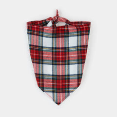 Dog Bandana | Red Tartan Plaid | Petit Lem-1