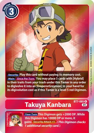 Takuya Kanbara (BT7-085) - Next Adventure Foil-1