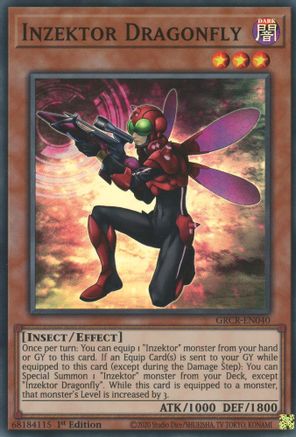 Inzektor Dragonfly (GRCR-EN040) - The Grand Creators 1st Edition-1