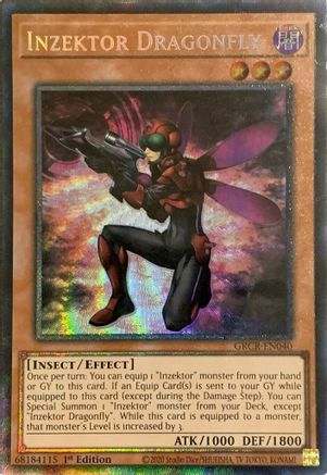 Inzektor Dragonfly (CR) (GRCR-EN040) - The Grand Creators 1st Edition-1