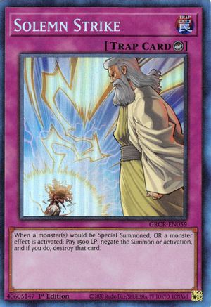 Solemn Strike (CR) (GRCR-EN059) - The Grand Creators 1st Edition-1
