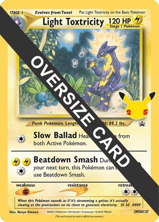 Light Toxtricity - SWSH137 - Jumbo Cards-1