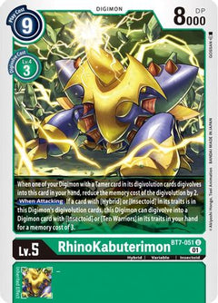 Rhinokabuterimon (BT7-051) - Next Adventure-1