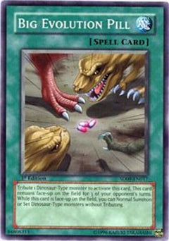 Big Evolution Pill (SD09-EN017) - Structure Deck: Dinosaur's Rage 1st Edition-1