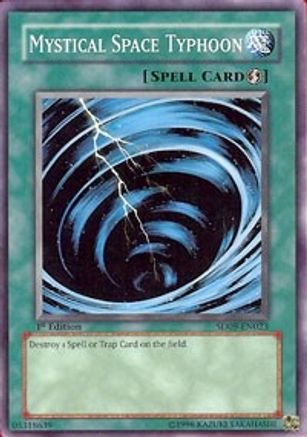 Mystical Space Typhoon (SD09-EN023) - Structure Deck: Dinosaur's Rage 1st Edition-1