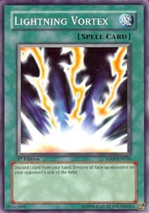 Lightning Vortex (SD09-EN026) - Structure Deck: Dinosaur's Rage 1st Edition-1