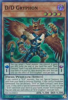 D/D Gryphon (BACH-EN013) - Battle of Chaos 1st Edition-1
