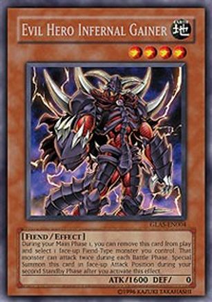 Evil Hero Infernal Gainer (GLAS-EN004) - Gladiator's Assault 1st Edition-1