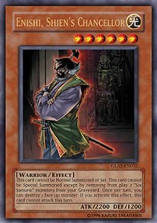 Enishi, Shien's Chancellor (GLAS-EN032) - Gladiator's Assault Unlimited-1