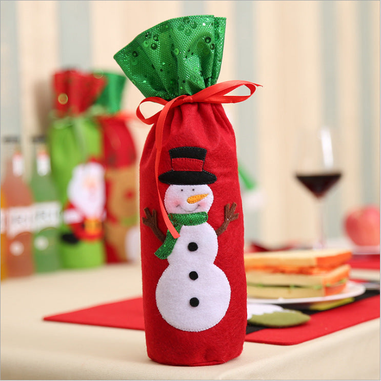 Christmas Decorations Christmas Wine Bottle Socks-52