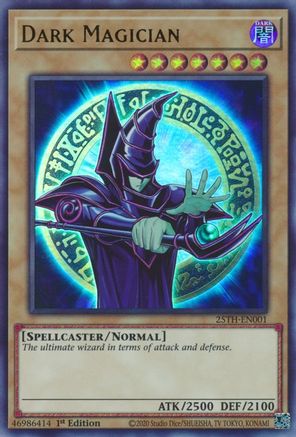Dark Magician (25TH-EN001) - Battle of Chaos 1st Edition