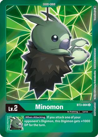 Minomon (Event Pack 2) (BT3-004) - Release Special Booster 1.0 Foil-1
