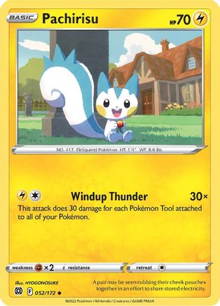 Pachirisu 52/172 - SWSH09 Brilliant Stars-1