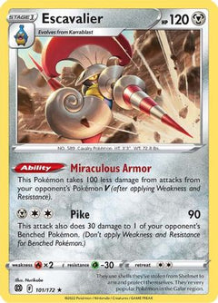Escavalier 101/172 - SWSH09 Brilliant Stars-1