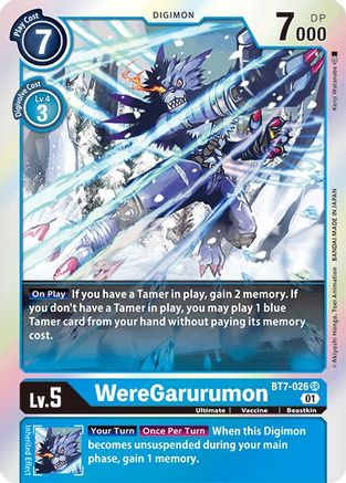 WereGarurumon (BT7-026) - Next Adventure Foil-1
