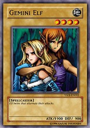 Gemini Elf (YSDJ-EN002) - Starter Deck: Jaden Yuki 1st Edition-1