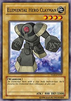 Elemental HERO Clayman (YSDJ-EN007) - Starter Deck: Jaden Yuki 1st Edition-1