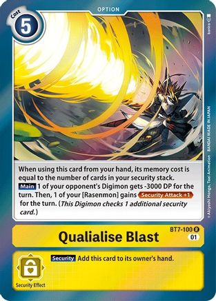 Qualialise Blast (BT7-100) - Next Adventure Foil-1