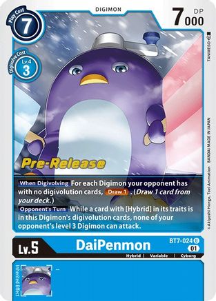 DaiPenmon (BT7-024) - Next Adventure Pre-Release Cards Foil-1