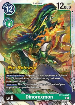Dinorexmon (BT7-053) - Next Adventure Pre-Release Cards Foil-1