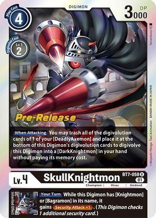 SkullKnightmon (BT7-058) - Next Adventure Pre-Release Cards Foil-1