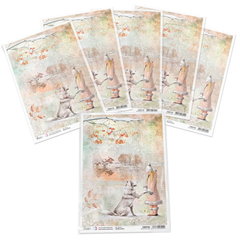 Ciao Bella Rice Paper A4 The Gift of Love-4