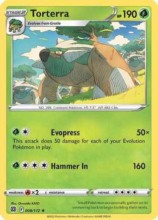 Torterra - 008/172 8 - Deck Exclusives-1
