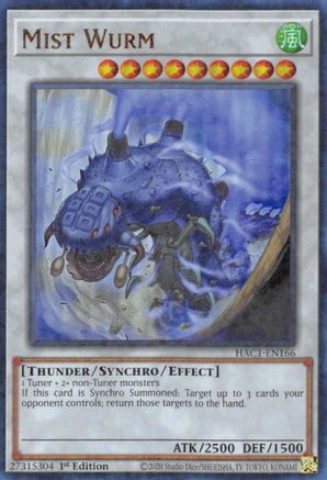 Mist Wurm (Duel Terminal) (HAC1-EN166) - Hidden Arsenal: Chapter 1 1st Edition
