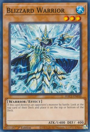 Blizzard Warrior (HAC1-EN030) - Hidden Arsenal: Chapter 1 1st Edition-1