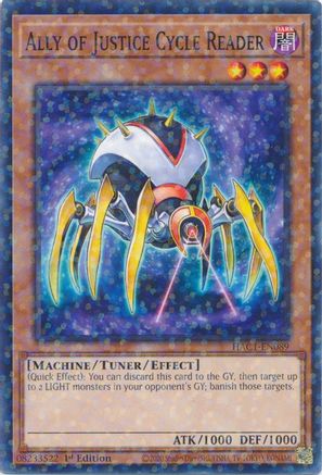 Ally of Justice Cycle Reader (Duel Terminal) (HAC1-EN089) - Hidden Arsenal: Chapter 1 1st Edition