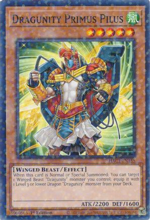 Dragunity Primus Pilus (Duel Terminal) (HAC1-EN155) - Hidden Arsenal: Chapter 1 1st Edition-1