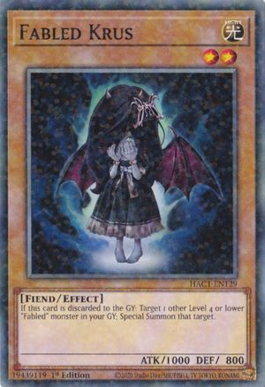 Fabled Krus (Duel Terminal) (HAC1-EN129) - Hidden Arsenal: Chapter 1 1st Edition