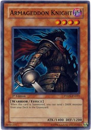 Armageddon Knight (PTDN-EN021) - Phantom Darkness 1st Edition-1