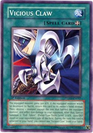 Vicious Claw (PTDN-EN047) - Phantom Darkness 1st Edition-1
