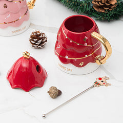 Christmas tree ceramic mug-6