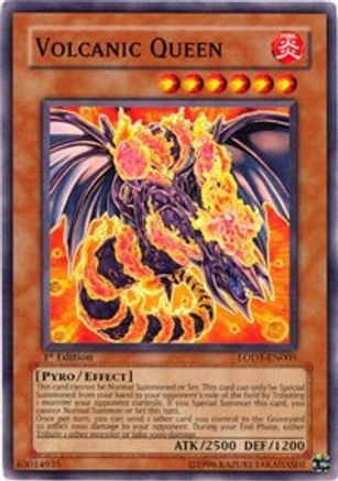 Volcanic Queen (LODT-EN005) - Light of Destruction 1st Edition-1