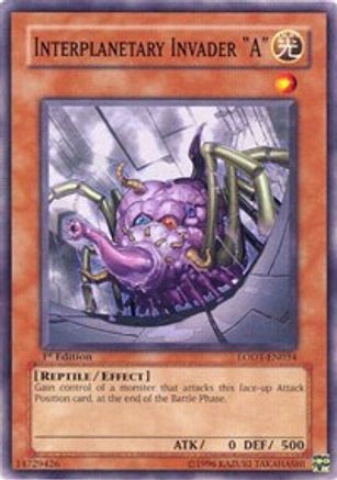 Interplanetary Invader 'A' (LODT-EN034) - Light of Destruction 1st Edition-1