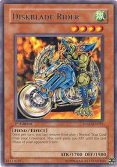 Diskblade Rider (LODT-EN035) - Light of Destruction 1st Edition-1