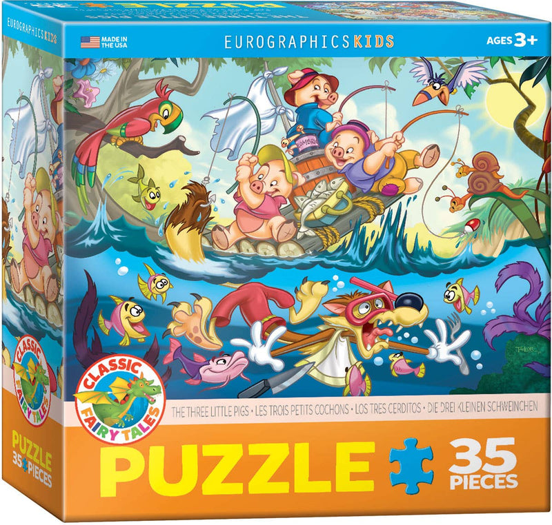 Eurographics The Three Little Pigs 35-Piece Puzzle - Ages 3+-1